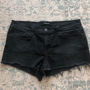 Jbrand Black Denim Shorts